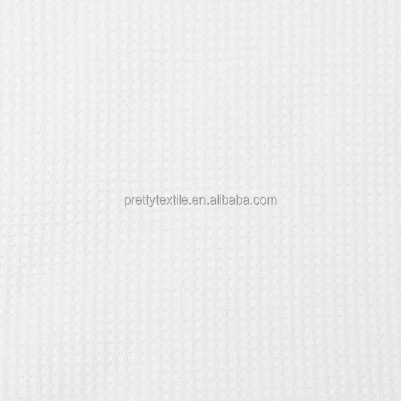 OEKO-Tex certificate 100% Cotton factory wholesale woven waffle plain dyed fabric with small MOQ and mix colors