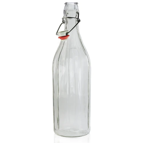 500ml glass bottles with swing top for water