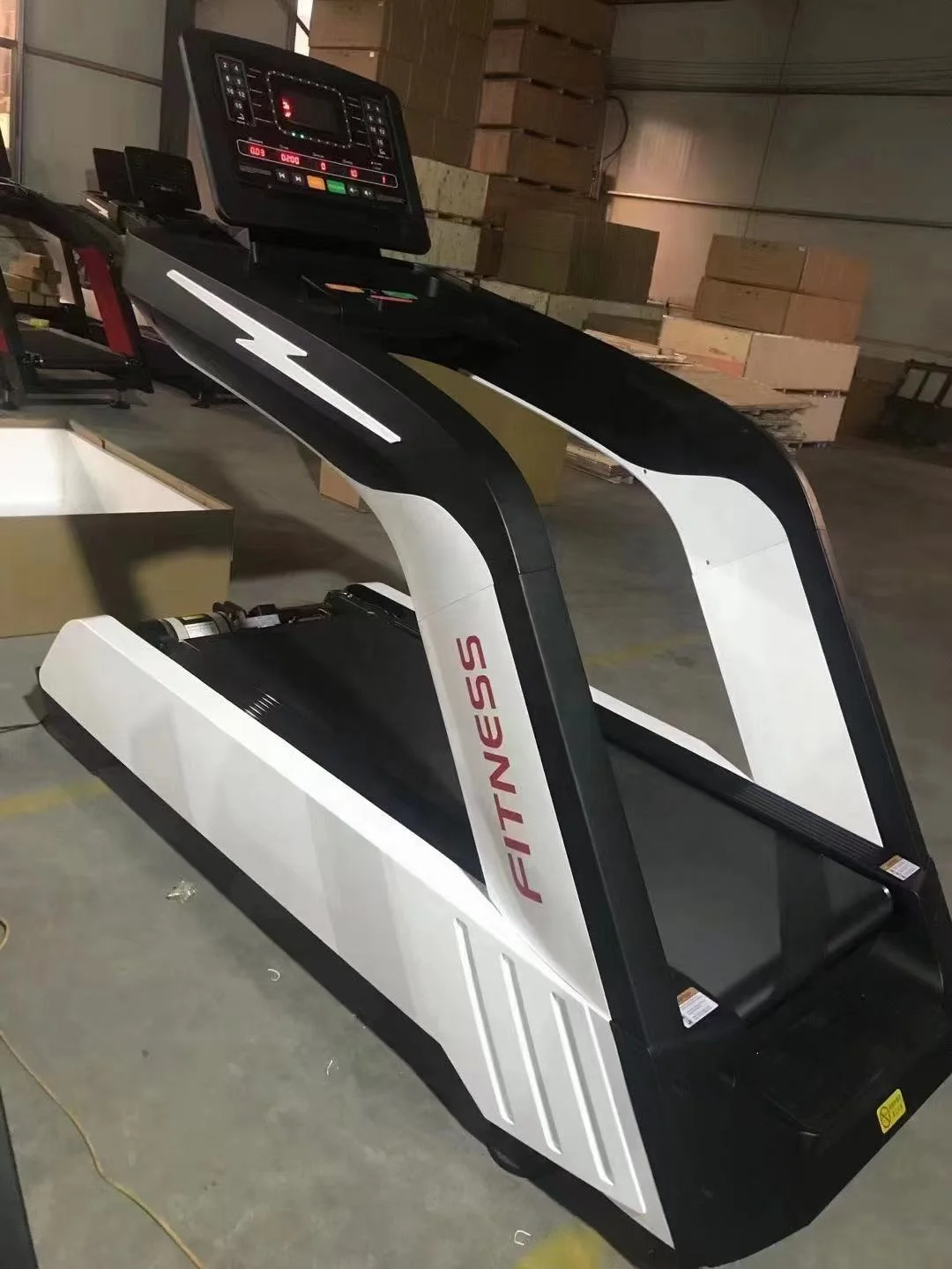 Commercial Treadmill with Heart Rate Sensor Touch Screen and TV hengqing fitness equipment Aerobic equipment treadmill