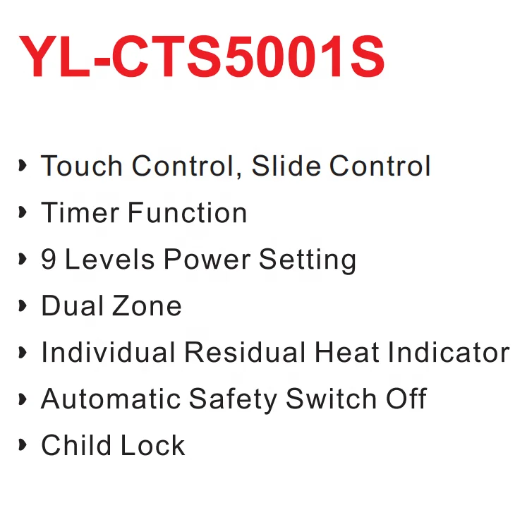 45cm ceramic hob, slim, warm, easy control