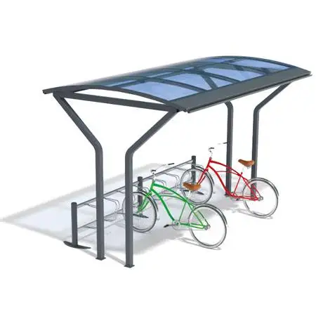 Bike shelter public school garage windproof outdoor bicycle shed for bikes