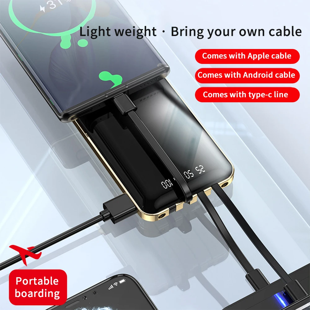 1 Sample OK Hot Sellers Portable Slim Pocket Chargers Wholesale Custom LOGO Factory Price Small 20000mah Power Banks For Phone