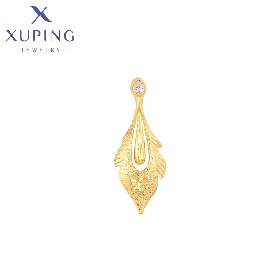 A00346045 XUPING Jewelry Charming Simple Pendant 24K Gold Plated Jewelry Pendant Chandeliers Pendant