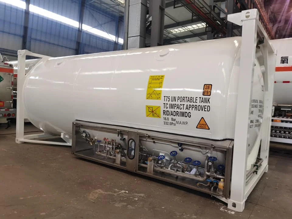 ISO Standard T75 LNG Storage Tank 20ft Container