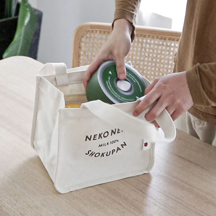 Многофункциональная хлопковая дорожная Портативная сумка для ланча в современном стиле пикника на открытом