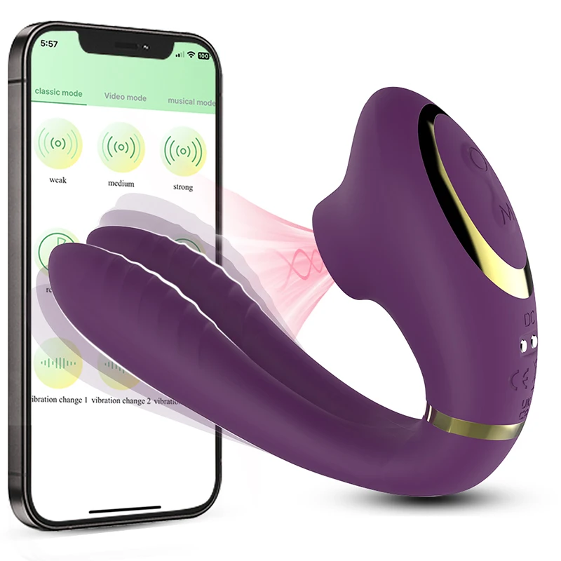 APP Bending Dual Function Vibrator Wand Massager Rose G Spot Vibrator Adult Toys Gifts Janpan Sex Toy for Women