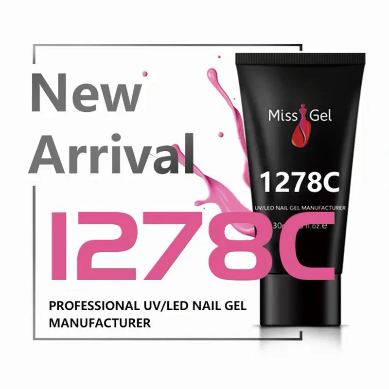  Missgel oem УФ привело жесткий лак для ногтей гель носки без