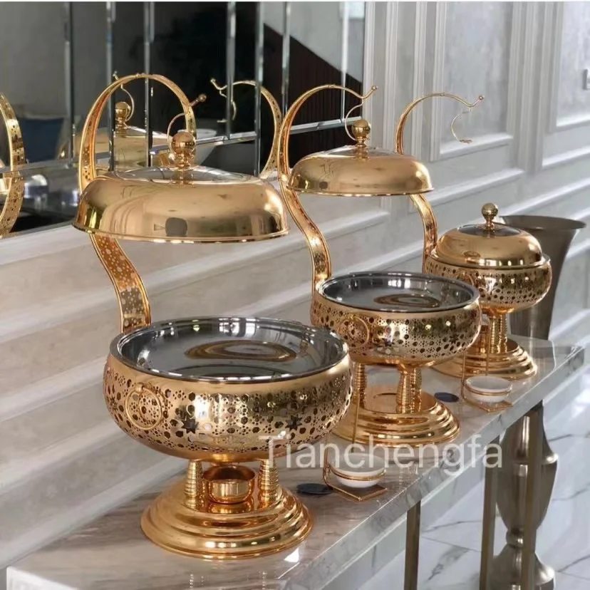 Factory Price Food Warmer For Wedding Party Commercial Catering Equipment Chafing Dishes Hotel Heating Food Chefing Dish