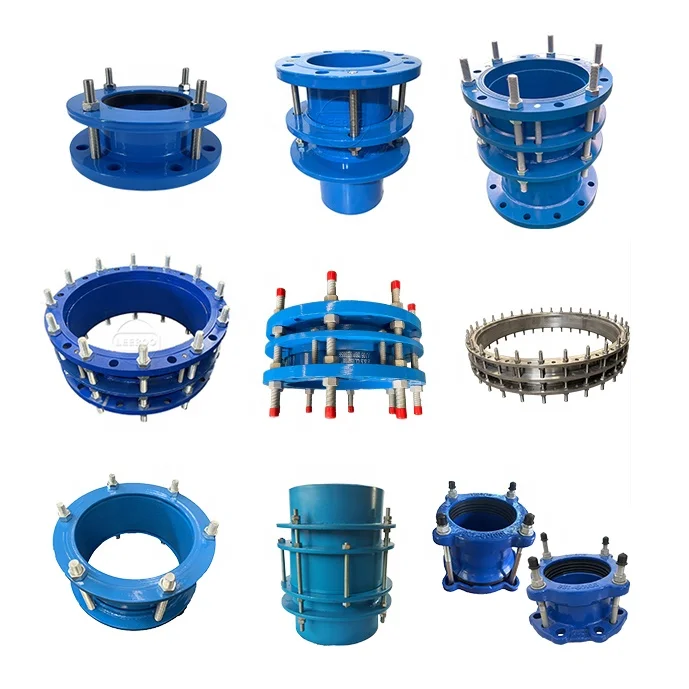VSSJA(AF) Field adaptable flange loose compensation coupling HDPE PVC pipes flange expansion sleeve dismantling joints