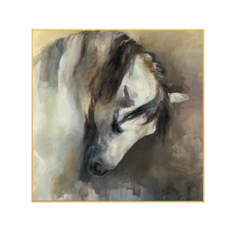 wall canvas art hand painted abstract colorful horse oil paintings hand painted art oil painting canvas