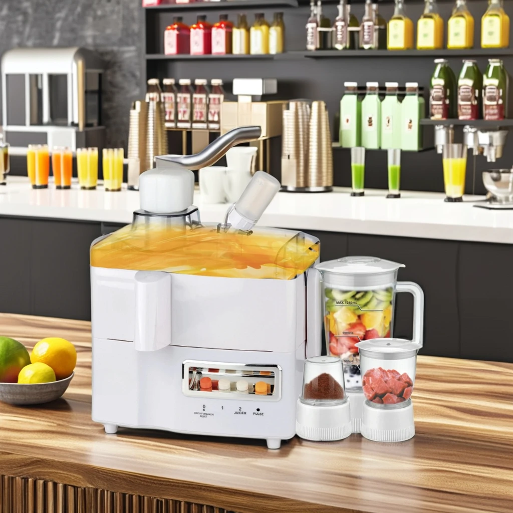 4 1 Household Multifunctional Food Processor Electric Chopper Smoothie Blender Juice Extractor Citrus Juicer Spanish Fruit