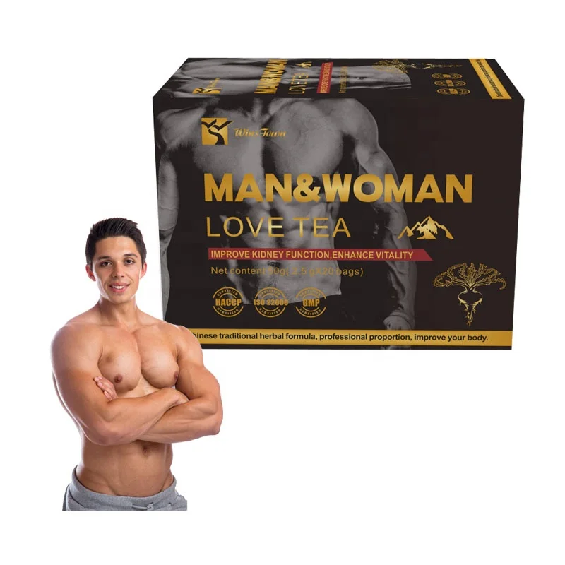 Wholesale Man Power Tea Custom and Woman love Natural Flower Organic Herbal Maca Energy