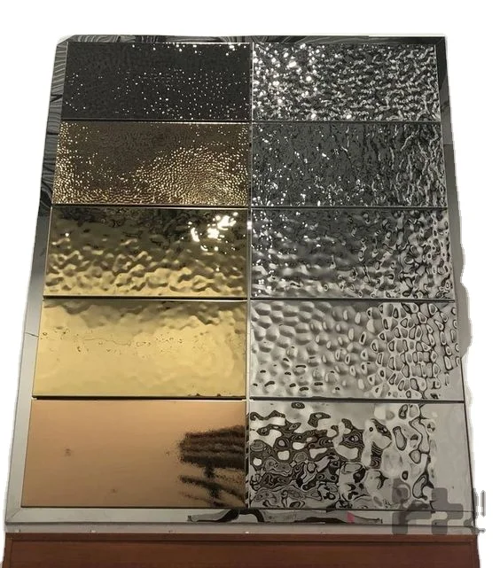 Декоративные листы из нержавеющей стали гофрированного картона