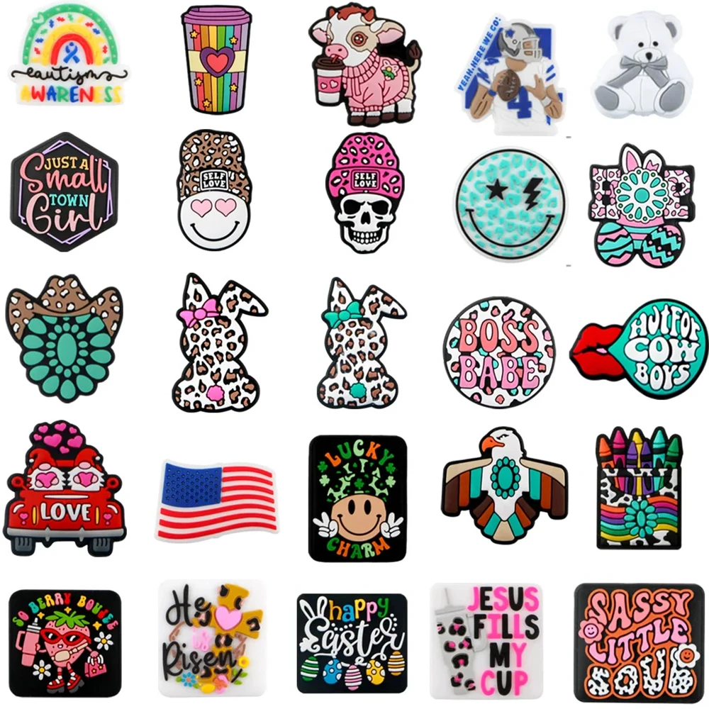 Fashion Food Grade DIY  Pacifier Chain Beaded Pen Accessories For Jewelry Making  Cartoon Animal Silicone Focal Beads