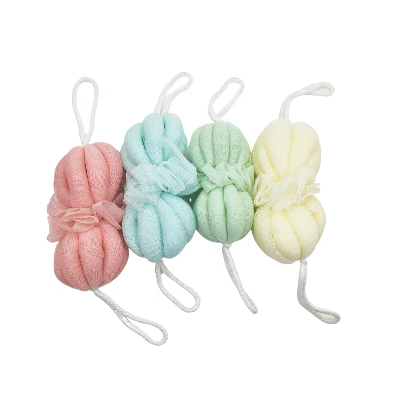 Natural Loofah Exfoliating sponge Bath Ball Shower Net Sponge