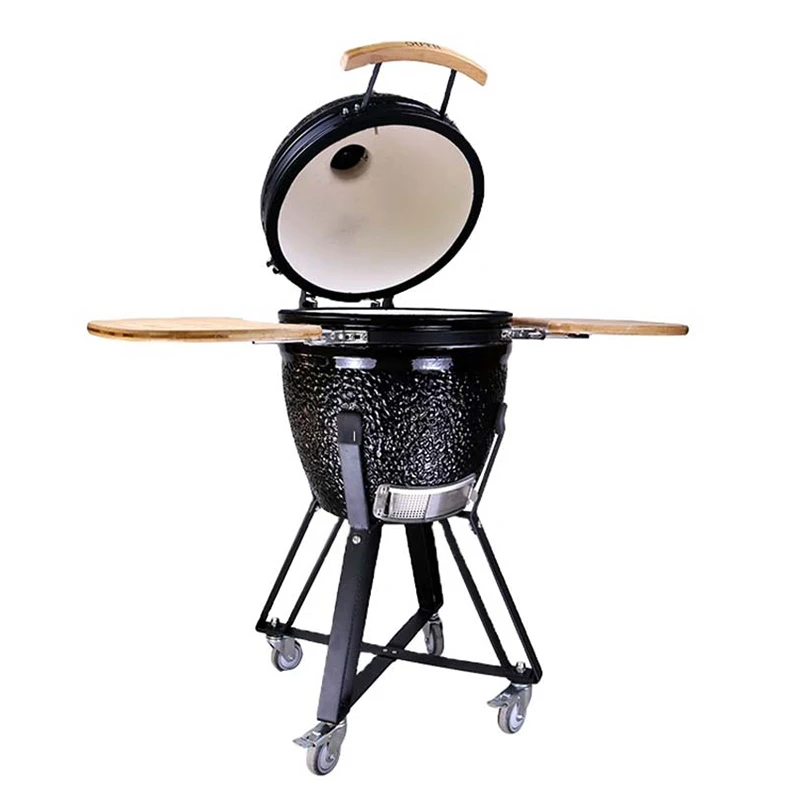 Kamado 27 Inch Largest Classical Charcoal Ceramic Barbecue Kamado Grill Bbq For 10 People