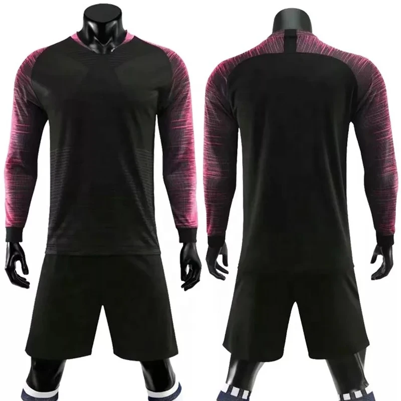 Wholesale Best Quality Brazil Polyester Football Jerseys Quick Dry Long Sleeve Soccer Jersey/