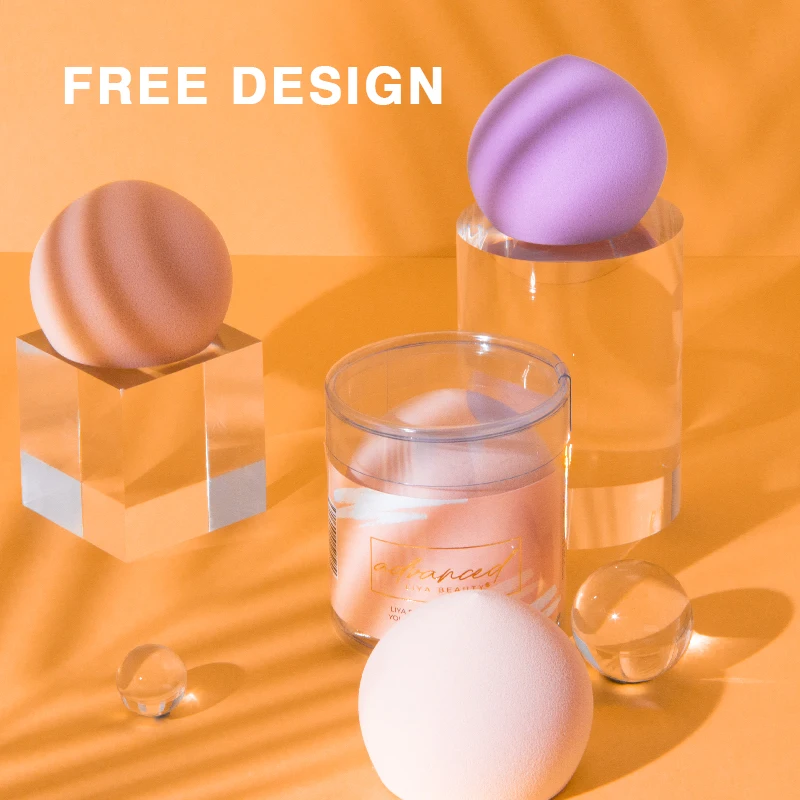 China cheap beauty sponge blender packaging soft  Co co cosmetics marshmallow sponge