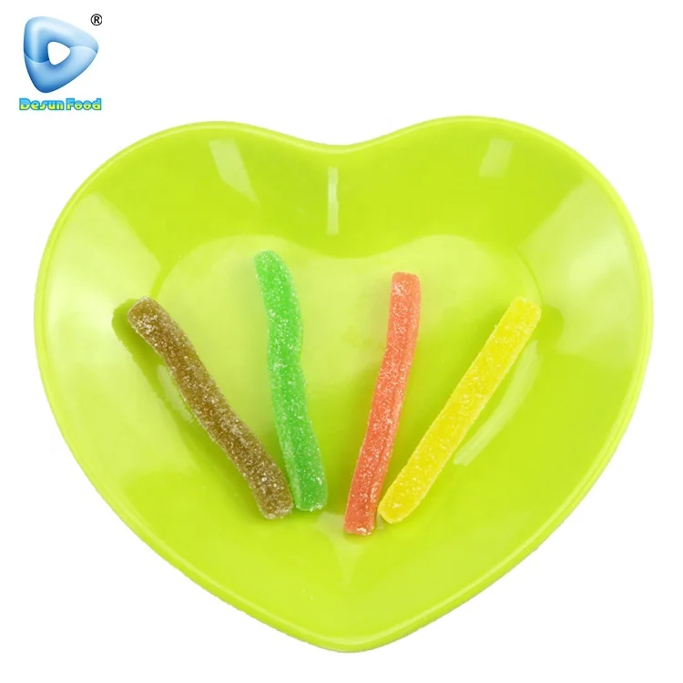 Wholesale Custom Ultra Soda Jelly Soft Candy Sugar Coated Gummy Candy