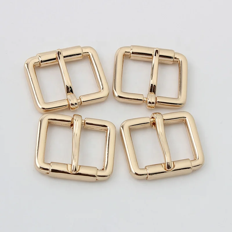 2022 Hot Sale In Stock 2Sizes Zinc Alloy Pin Buckle Roller Pin Buckle Belt Buckle For Bag