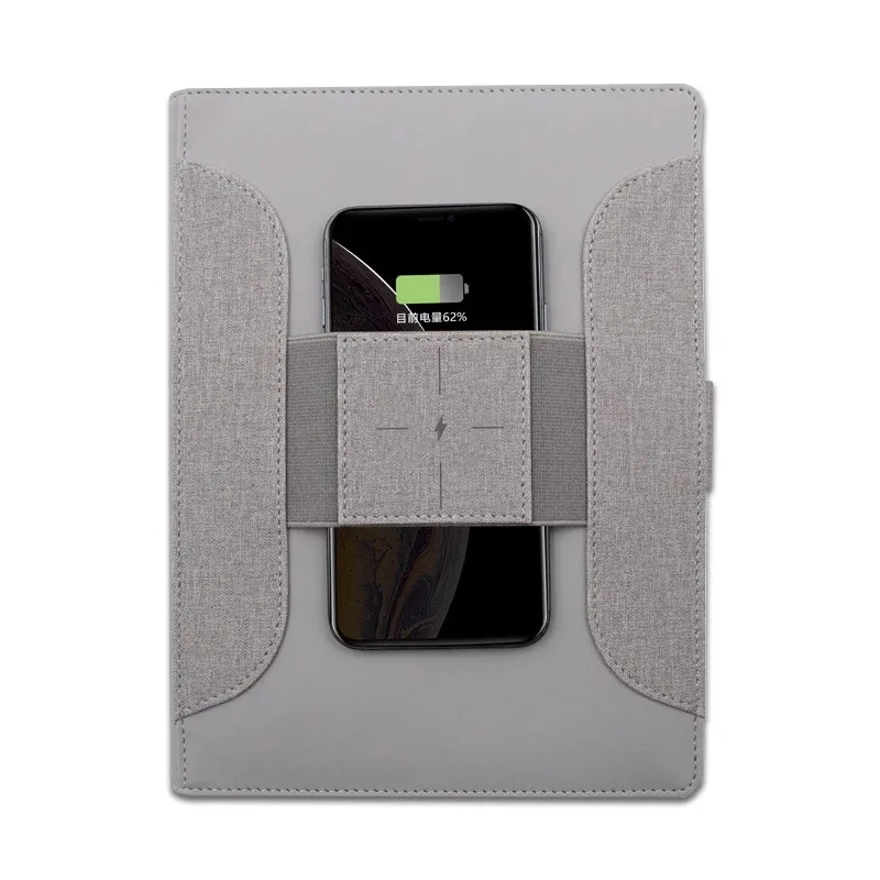 ZM Business A5 Black Dot Journal Digital Lined Erasable Notebook Smart Notepad With Power Bank notebook power bank