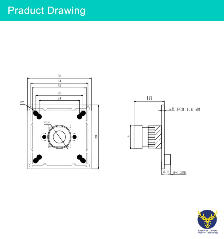  record safety room 24 pin cmos camera module