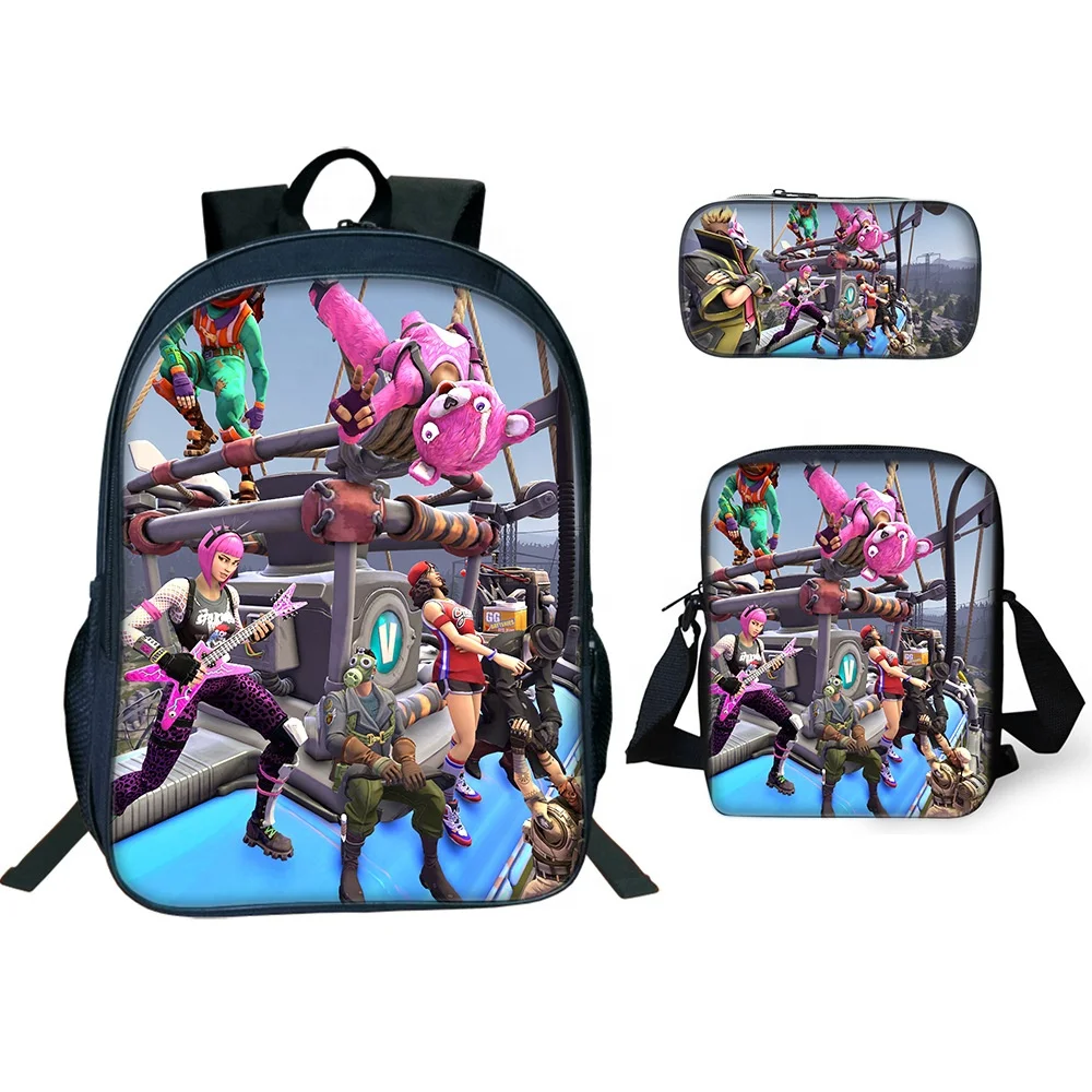Sublimation Blanks Printing Children Personalized Custom Printed Kids School Backpack Set