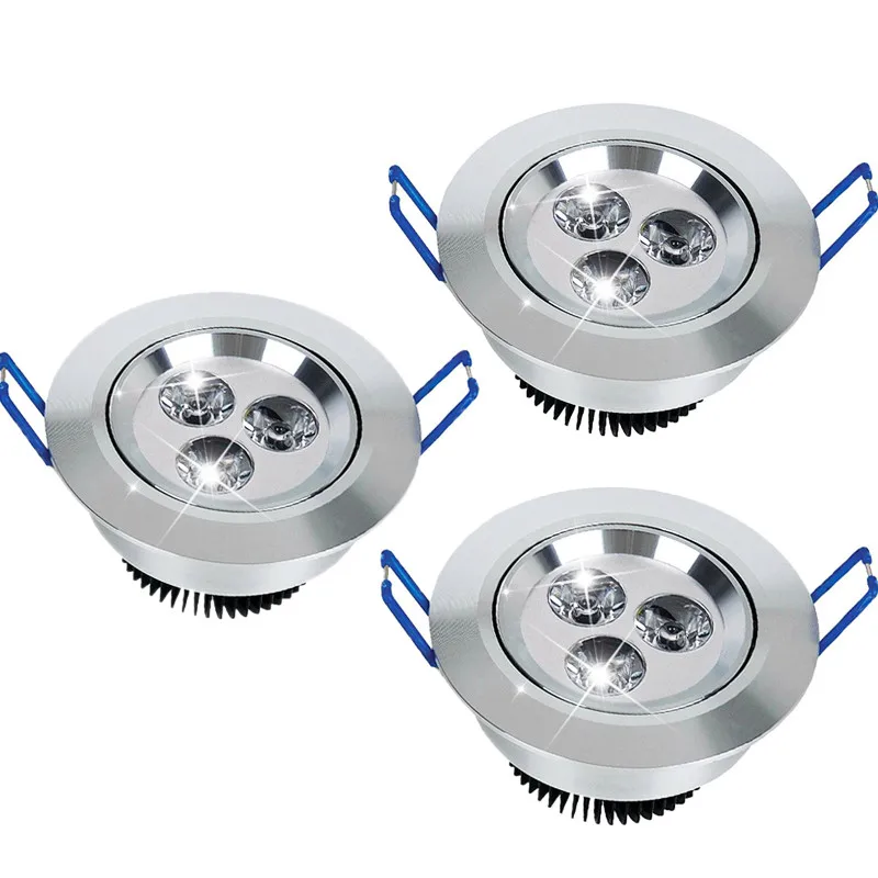 Aluminum Ceiling Spotlight 3W 5W 7W 9W 12W 15W 18W 24W Recessed LED Ceiling Light
