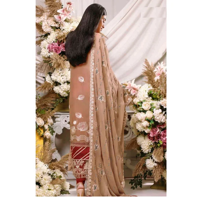 Wholesale custom 2022 latest design New Style Ladies Lowest Price 3 Piece Salwar Kameez On Sale