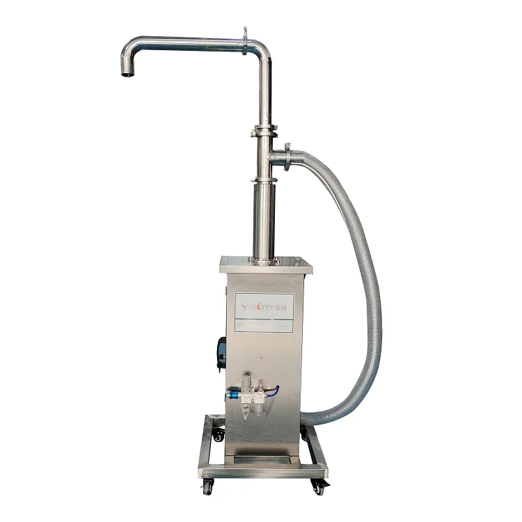 automatic transfer movable drum barrel pumps paste feeder viscous material feeding machine for filling machines