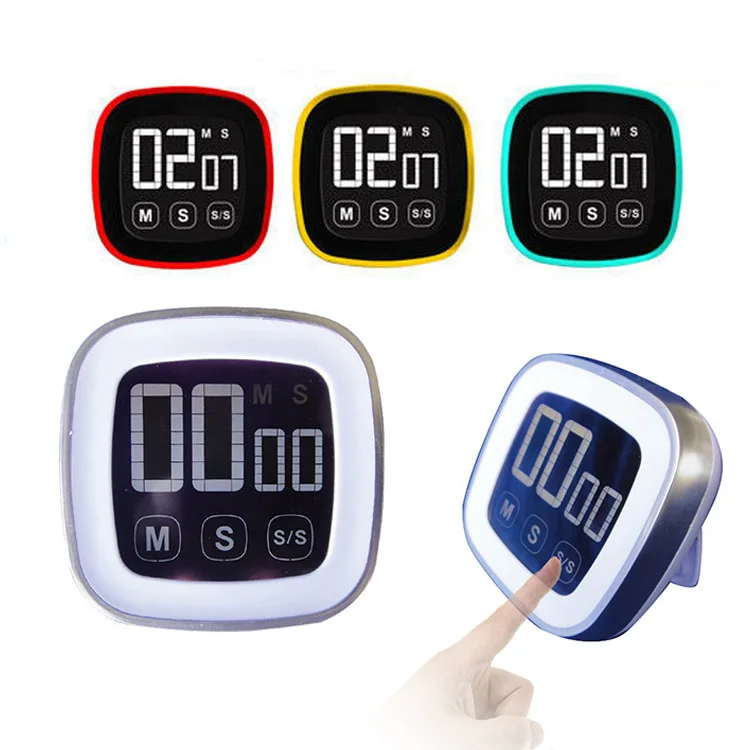 hot sale touch mode large screen digital kichen timer