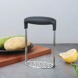 Amazon Hot Sale Kitchen Accessories Fruit Vegetable Tools Stainless Steel Potato Ricer And Masher Potato Press Potato Masher