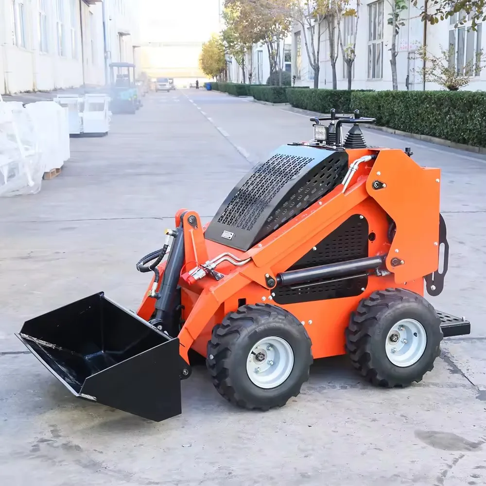 Earth Moving Machinery Skid Steer Loader Bucket Small Electric mini Wheel Loader With Standard Bucket