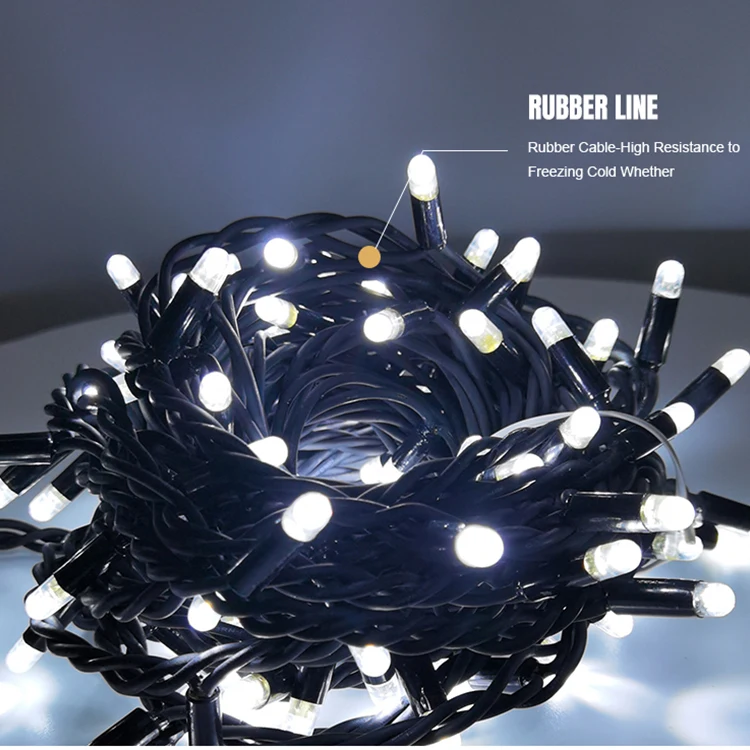 
Competitive Price Ip65 Waterproof 6w 220v Multicolor Holiday Decoration Hanging String Lights 