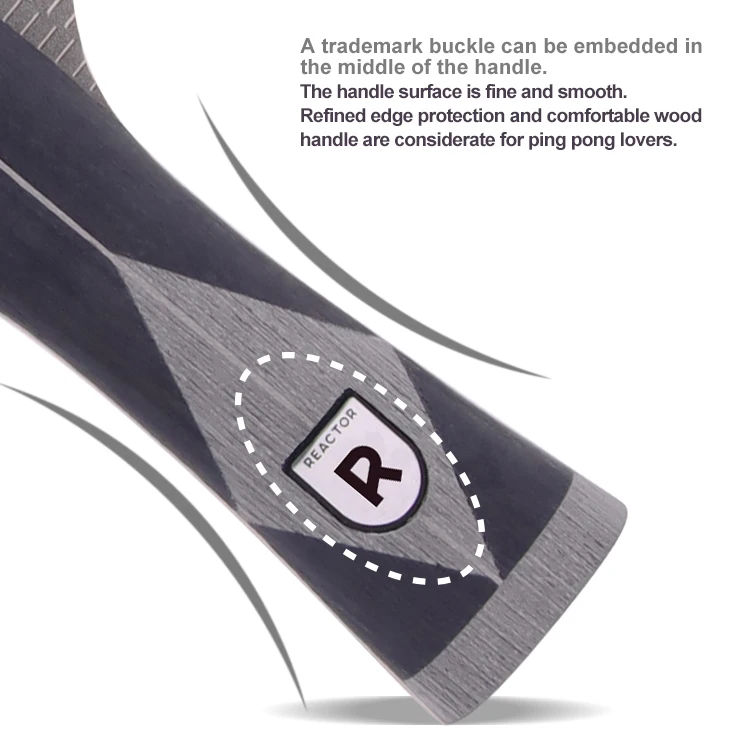 Reactor 5Ply wood carbon offensive fast attack Table Tennis bats blade