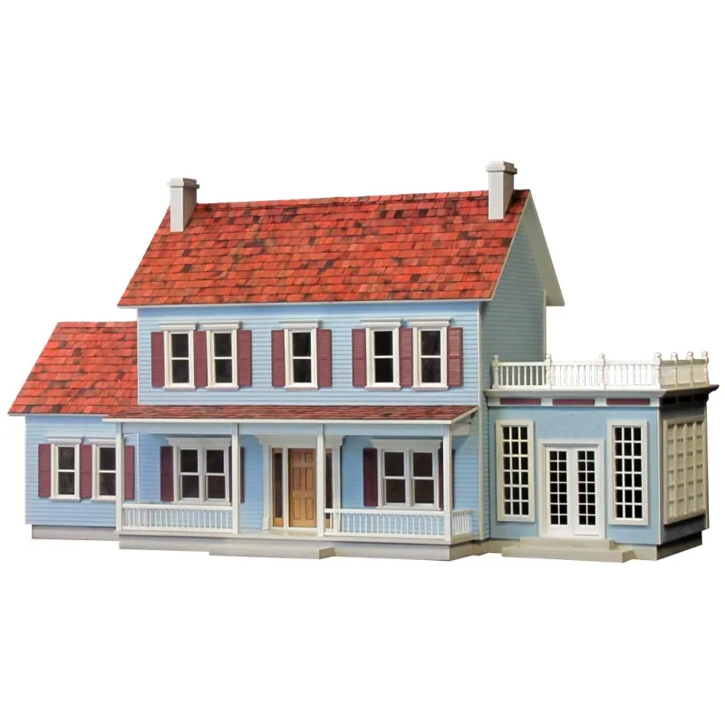 1:12 Doll House kit OB11 diorama miniature European dollhouse