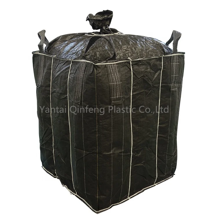 heavy duty 15kg clear plastic industrial big bag jumbo 1000kg Construction 1 tonne Bag with Ash Carry Sludge jumbo bag