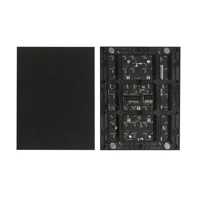 The P2 module display board with a standard indoor size of 320*160 mm can be used for indoor advertising screens