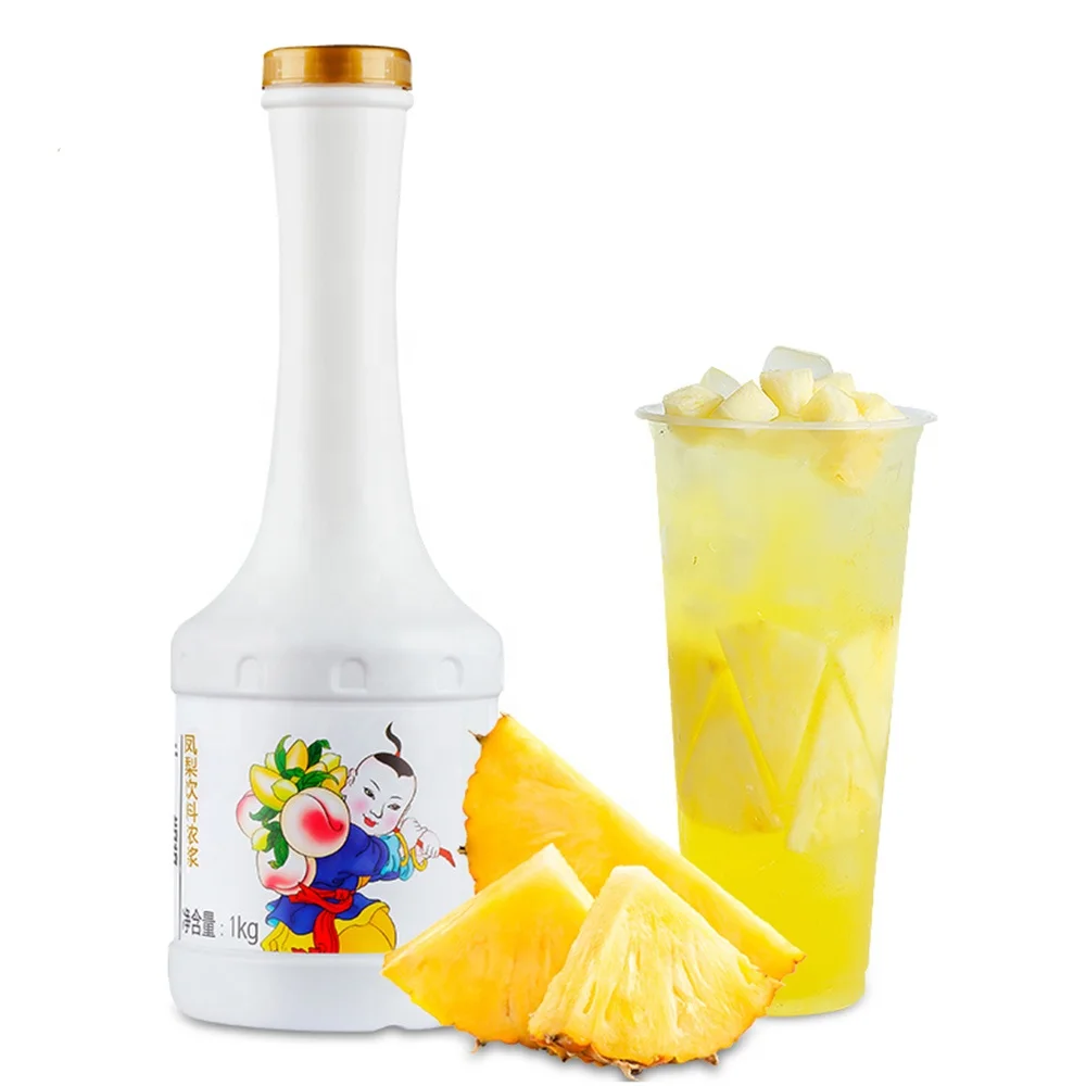 1kg Guangxi Pineapple Fruit Flavor Juice Concentrate for Drinks