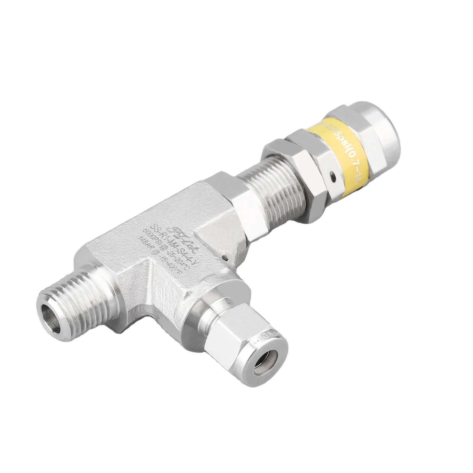 High pressure relief valve 6000 psi safety valve SS316 safety relief valve other material available