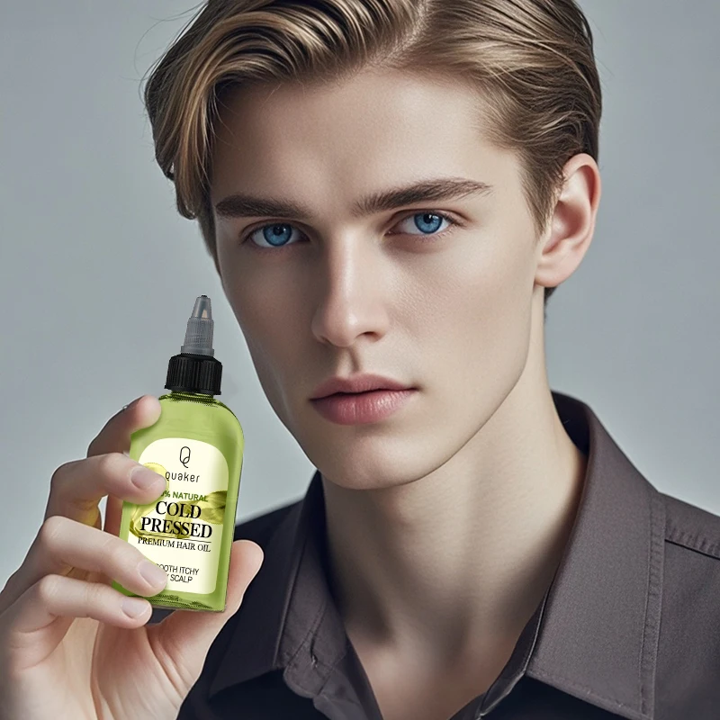 Qquaker Hair Regrowth Oil Cold Pressed Wholesale Pure Plants Essential Oil For Hair Growth