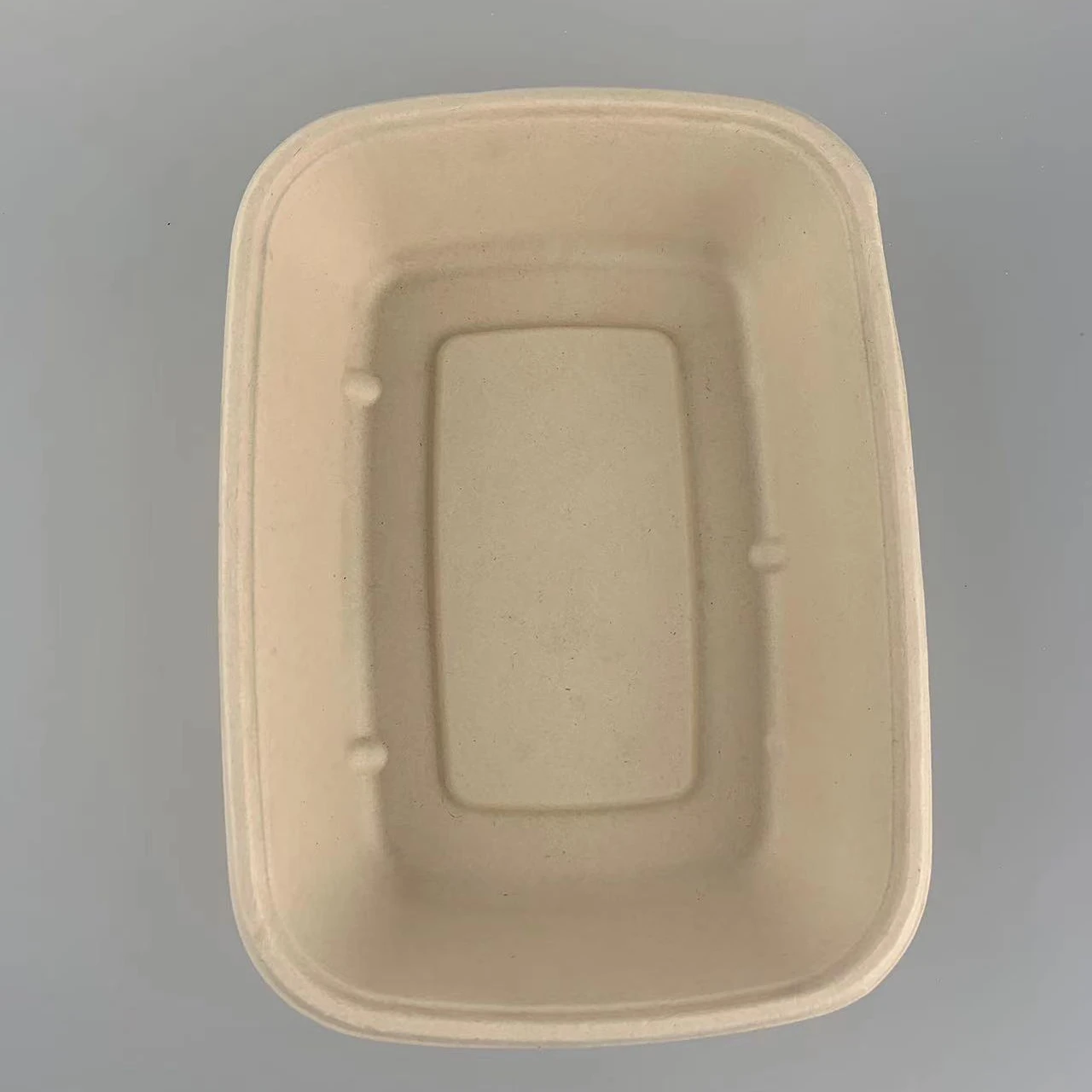 Wholesale  Disposable Bagasse Food Container Biodegradable Sugarcane Pulp  Paper Rectangle Boxes