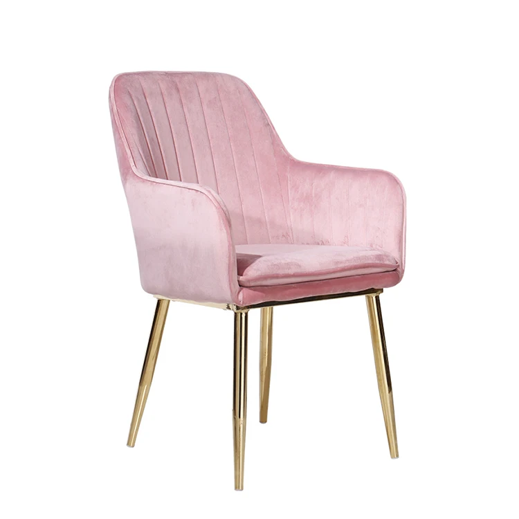 Стулья для кафе из Турции обеденный стул искусственной кожи с полной спинкой обеденные красные комнаты длинные бархатные боковые кресла Anajah золотыми ножками