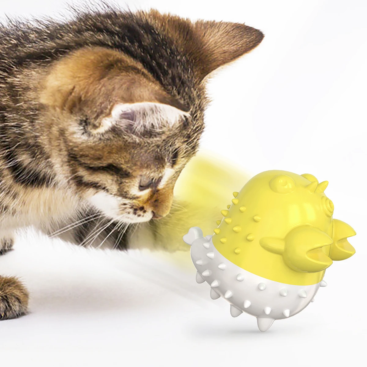 Новая игрушка-зубная щетка для кошек, Интерактивная игрушка для жевания, зубная щетка для чистки зубов с забавным котенком, игрушки для удаления зубов из натурального каучука