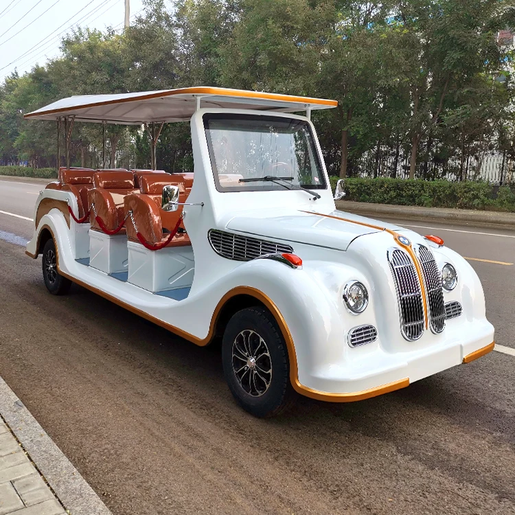 Classic Design Electric Vintage Sightseeing Ride on Car for Sale