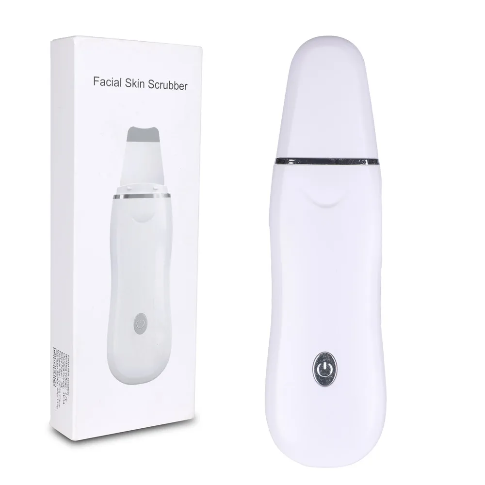 Blackhead Remover  Pore Cleaner Ultrasonic Facial Skin Scrubber Water Peeling Spatula for Deep Cleansing