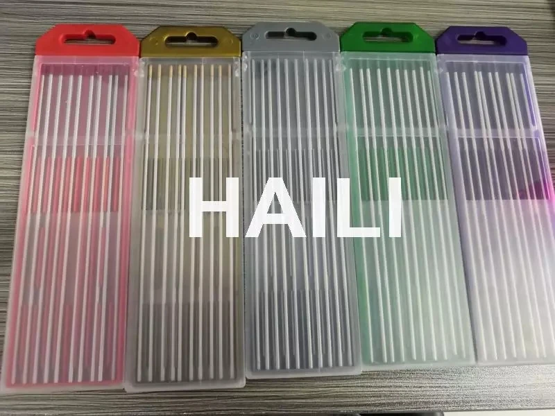 2022 china factory low price good performance Pure tungsten electrode WP 2.4mm x 175mm