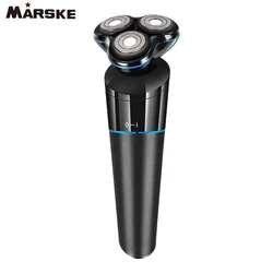 MARSKE 3333 multi-function four-in-one floating cutter head nose hair device sideknife body wash three-head shaver