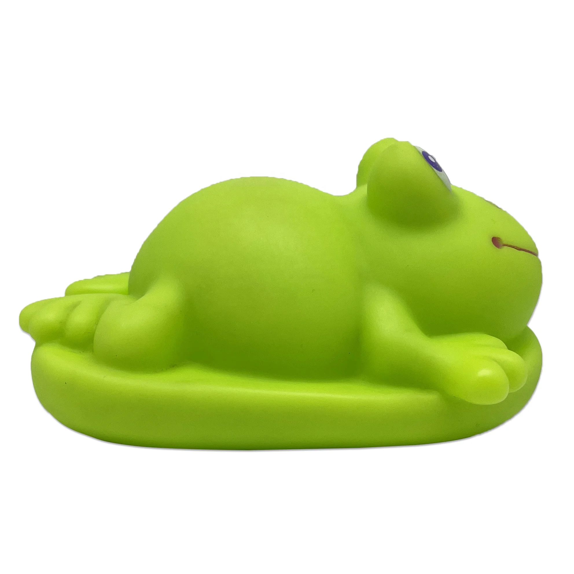 Hot Selling Plastic Small Baby Bath Toy Cartoon Animal Water Squirter Customize Bath Toy