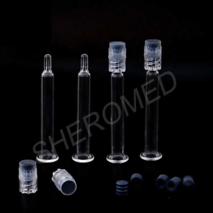 2ml Needle Auto Disable Glass Luer Lock Syringe
